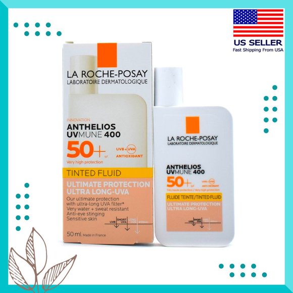 La Roche-Posay Anthelios UVMUNE 400 Tinted Ultra Light Sunscreen Fluid - 1.7oz - Picture 1 of 3